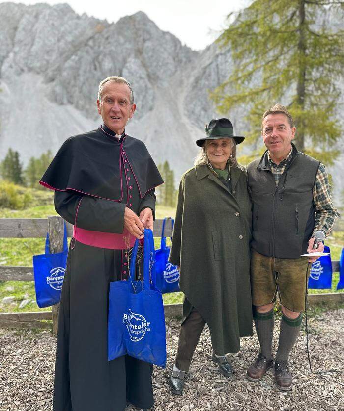 Emmanuel Longin, Claudia Haider und FPÖ-Chef Erwin Angerer