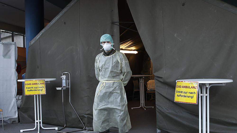 Zu Beginn der Pandemie waren die steirischen Kliniken teils vom Bundesheer bewacht, das Kontrollen durchführte