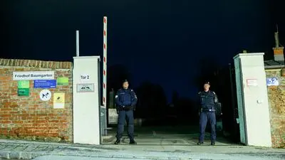 Auf dem Wiener Friedhof Baumgarten wurde am späten Montagnachmittag eine Frauenleiche entdeckt