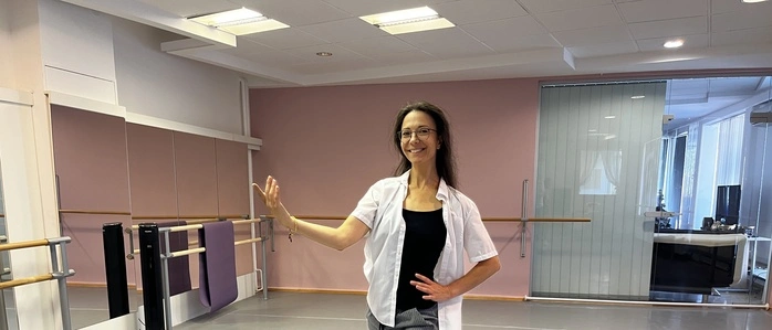 Marina Zufall in ihrem neuen Tanzstudio in Gleisdorf