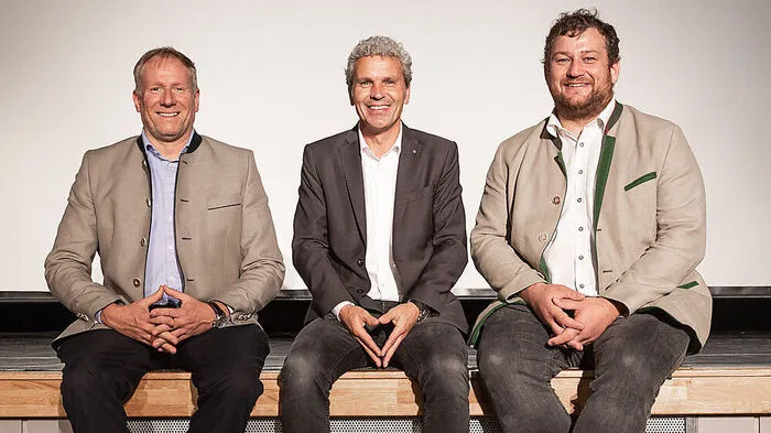 Der neue Vorstand: Finanzreferent Peter Überbacher, Obmann Fritz Kaltenbrunner und sein Vize Ulrich Matlschweiger