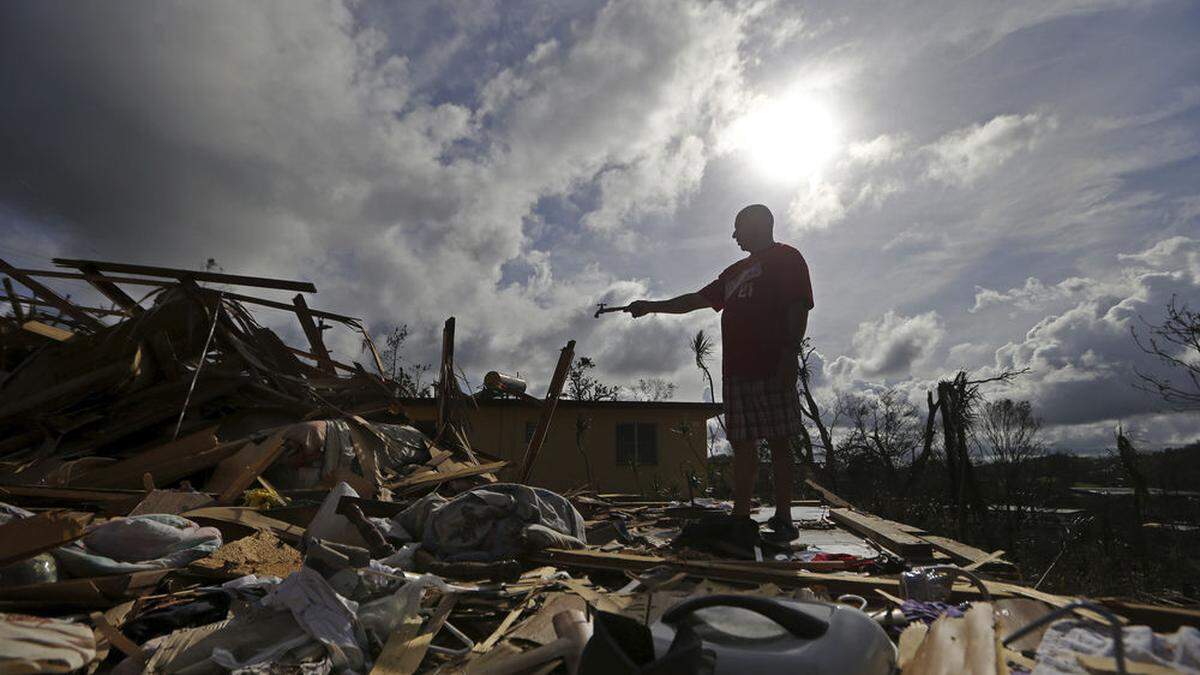 In Puerto Rico hat &quot;Maria&quot; massive Schäden hinterlassen 