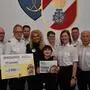 Der Spendencheck konnte offiziell an Doris Prasch von der Steirischen Kinderkrebshilfe übergeben werden