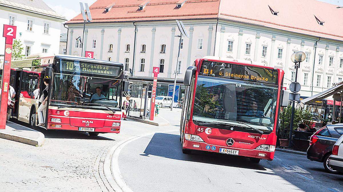 Die Stadtwerke-Busse in Klagenfurt können ab 16. September kostenlos genutzt werden