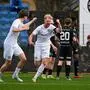 Gabriel Haider (in Weiß, rechts) traf gegen Schwarz-Weiß Bregenz erstmals in dieser Saison