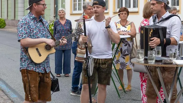 Trotz des Wetters, ausgelassene Stimmung.