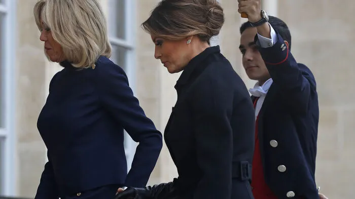 Die beiden "First Ladies" beim Fototermin.