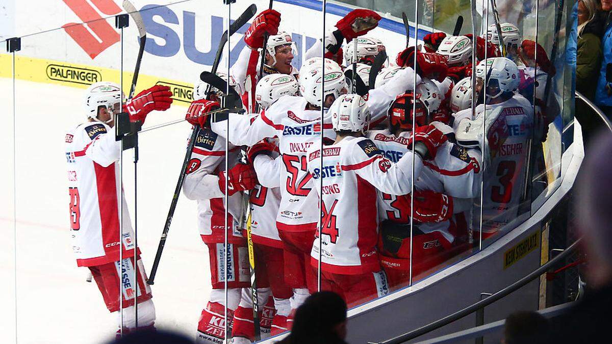 Der KAC hat am Sonntag &quot;Matchpuck&quot;