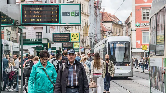 Eine Demo wird heute die Grazer Öffis zumindest bremsen