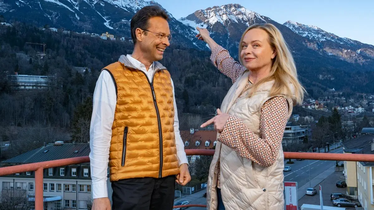 Erhard Berger mit seiner Verstärkung Isabella Krassnitzer