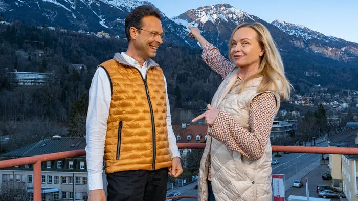 Erhard Berger mit seiner Verstärkung Isabella Krassnitzer