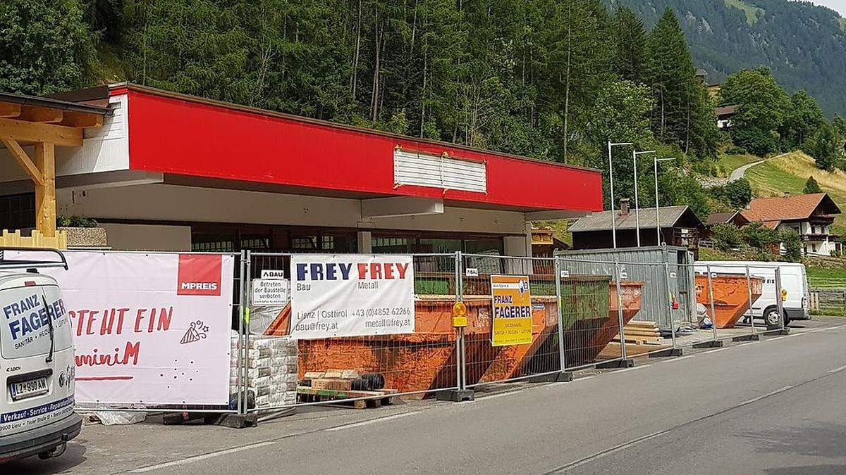 Anstelle des Spar-Marktes bekommt Prägraten einen Mini-Mpreis 