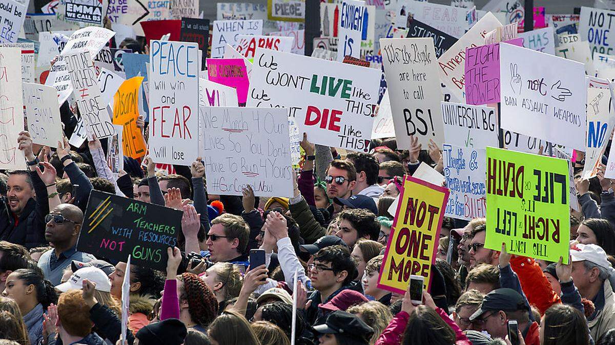 Hunderttausende gingen in Washington auf die Straße