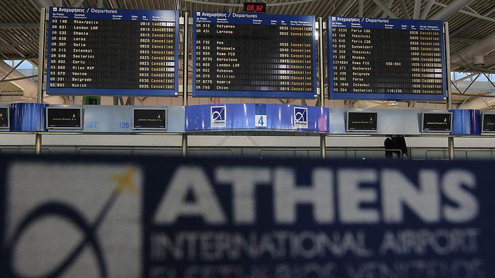 Zu dem Zwischenfall kam es am Flughafen in Athen