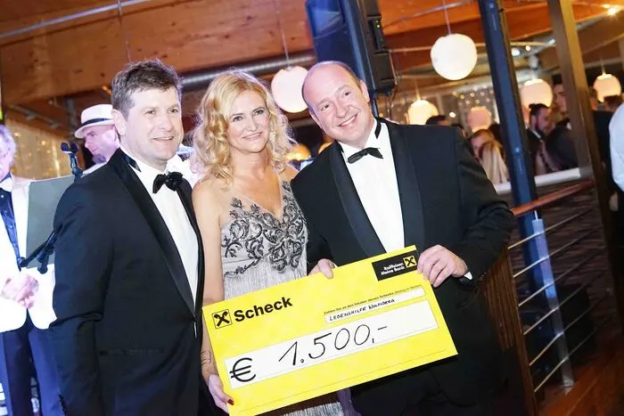 Auch für den guten Zweck wurde gespendet.