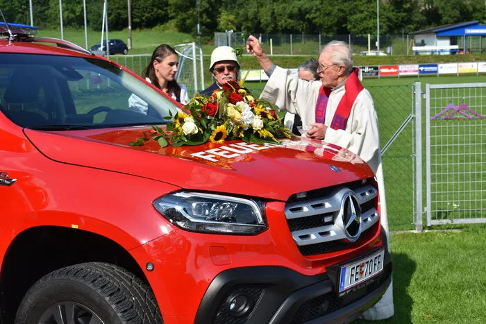 Die Segnung erfolgte durch Pfarrer Reinhold Berger.