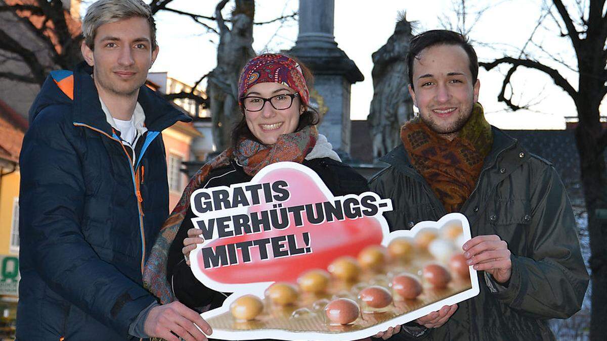 Erste Aktion am Knittelfelder Hauptplatz