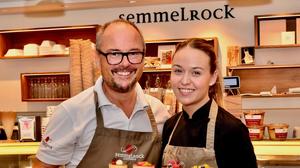 Erich Semmelrock und die frisch gebackene Gesellin Julia Semmelrock