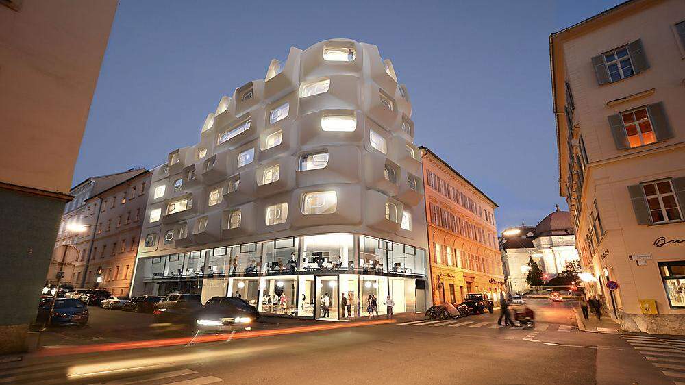 So wird das von Zaha Hadid entworfene Haus aussehen, wenn es fertig ist