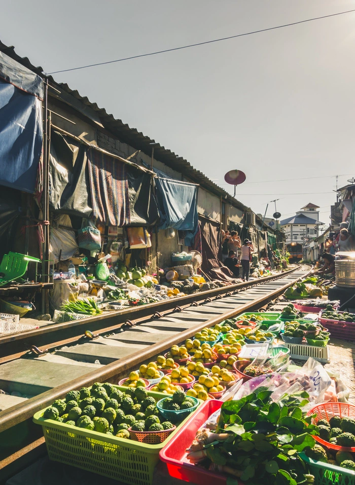 Maeklong Markt