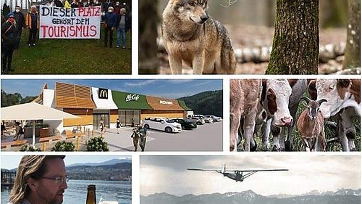 Von Protesten bis Bauprojekten - im ablaufenden Jahr war im Bezirk einiges los