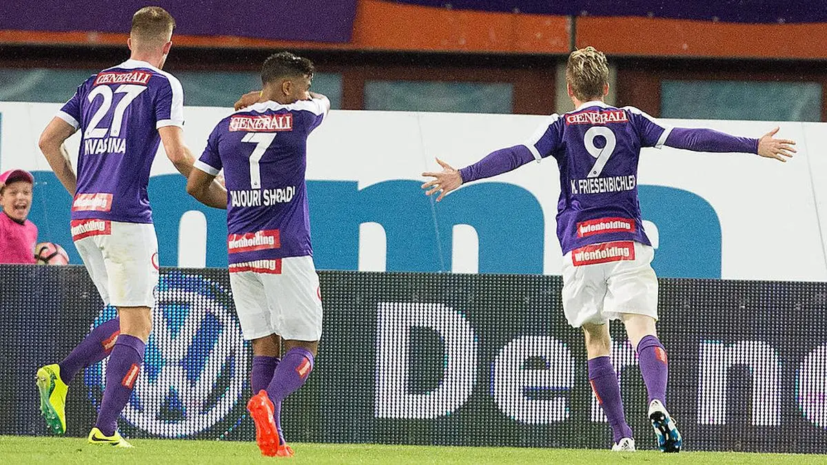 Kevin Friesenbichler traf gegen Altach doppelt