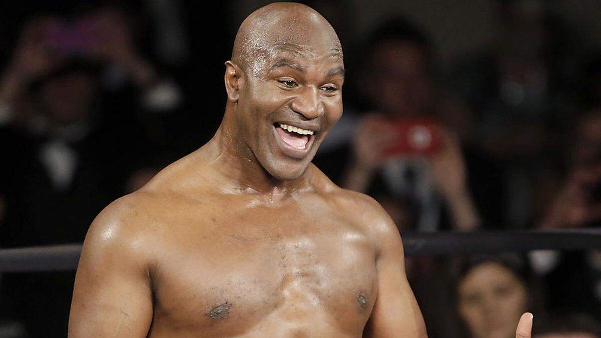 Kommt es zum dritten Duell zwischen Evander Holyfield (Bild) und Mike Tyson?