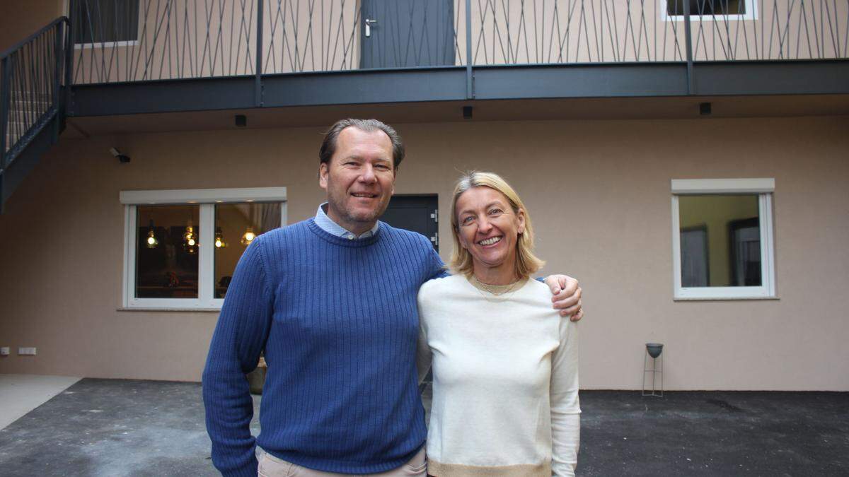 Martina und Hans Jakob Miklau haben zehn Monate lang intensiv an ihrem Motel gearbeitet	