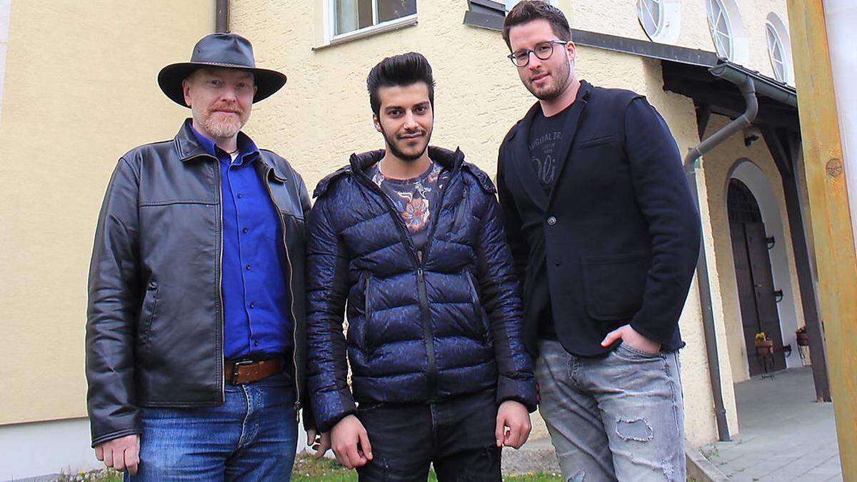 Von links: Dietmar Böhmer,Dhulfiqar Al-Khanaq und Christian Veit