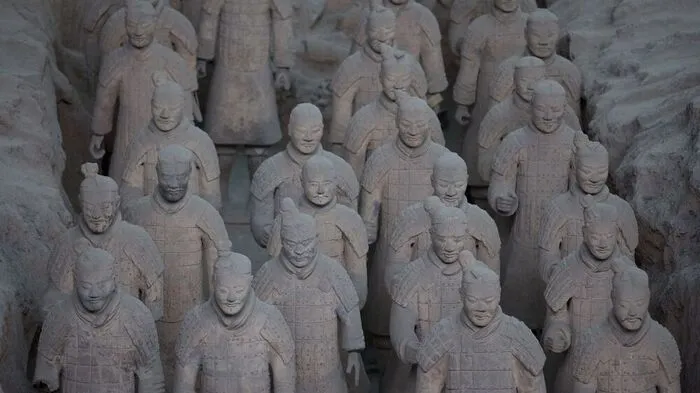 Die berühmte Terrakotta-Armee Chinas