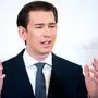 ABD0018_20200314 - WIEN - STERREICH: Bundeskanzler Sebastian Kurz (VP) am Samstag, 14. Mrz 2020, whrend der PK "Ma§nahmen zur Sicherung von Standort und Beschftigung" im Bundeskanzleramt in Wien. - FOTO: APA/GEORG HOCHMUTH