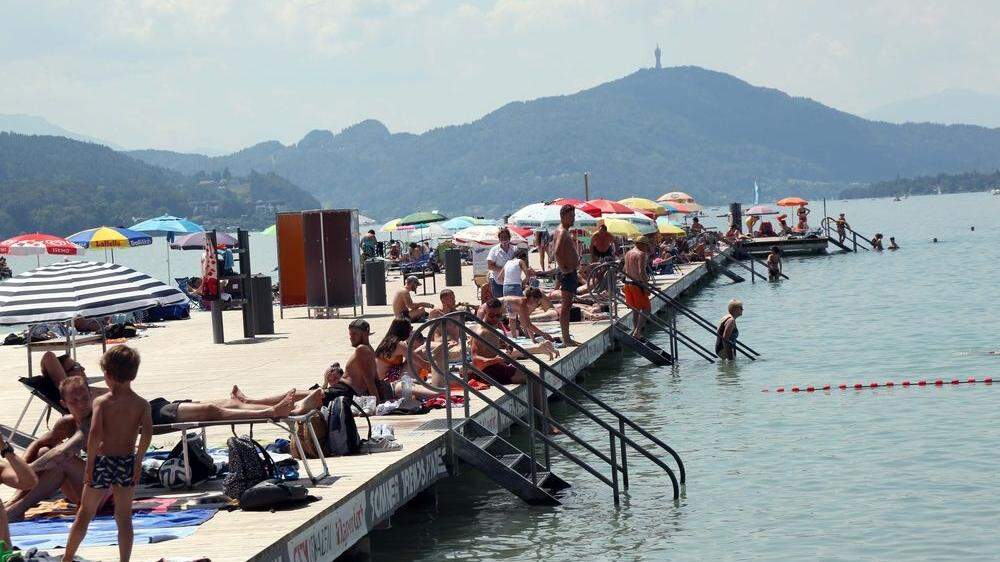 Das Strandbad Klagenfurt ist das größte Strandbad Österreichs