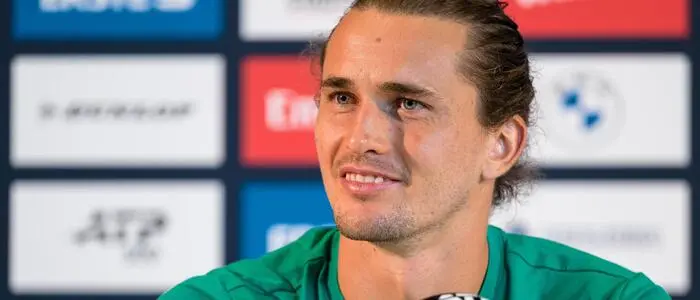 Alexander Zverev bei seiner Pressekonferenz in Wien
