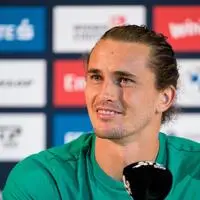 Alexander Zverev bei seiner Pressekonferenz in Wien