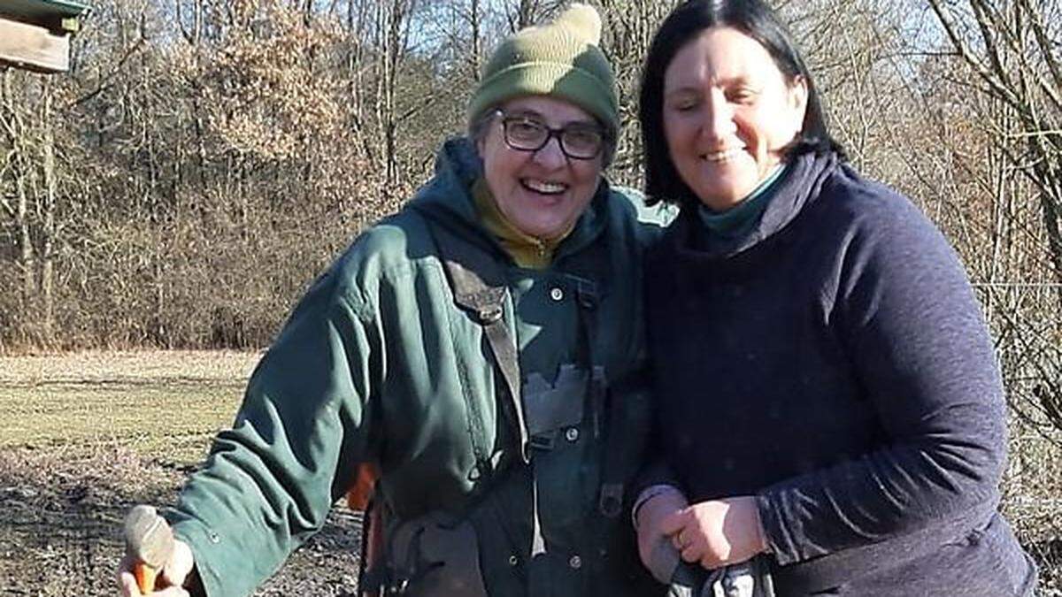 Zwei Frauen, die anpacken: Initiatorin Elisabeth Stoiser (r.) mit Christine Seiner vom Verein Herzwerk 