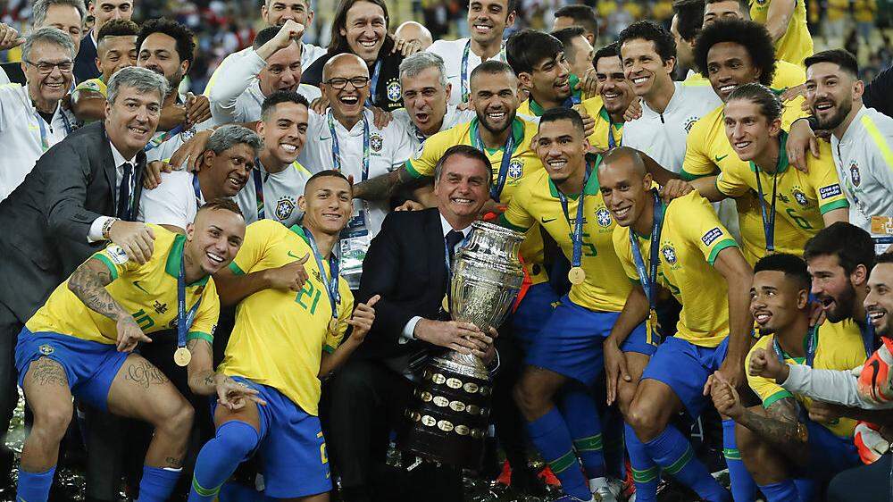 Die &quot;Selecao&quot; feierte im Maracana ihren neunten Copa-Titel