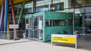 Auch das Verwaltungszentrum des Landes Kärnten war im Frühjahr 2022 lahmgelegt