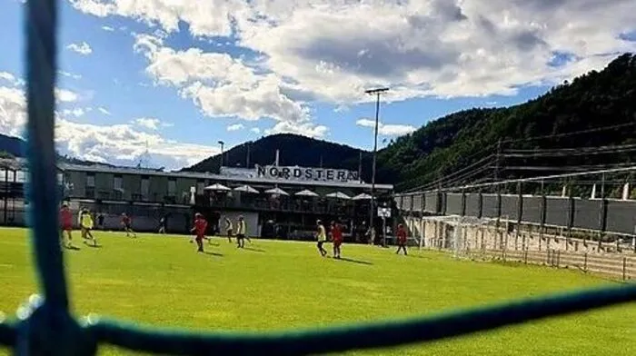 Dunkle Wolken über dem "Nordstern" beim GAK-Platz