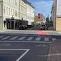 An der Ecke Pernhartgasse/Richtung Benediktinermarkt in der Klagenfurter Innenstadt ist Kärntens erste freie Fahrt für Radfahrer geplant
