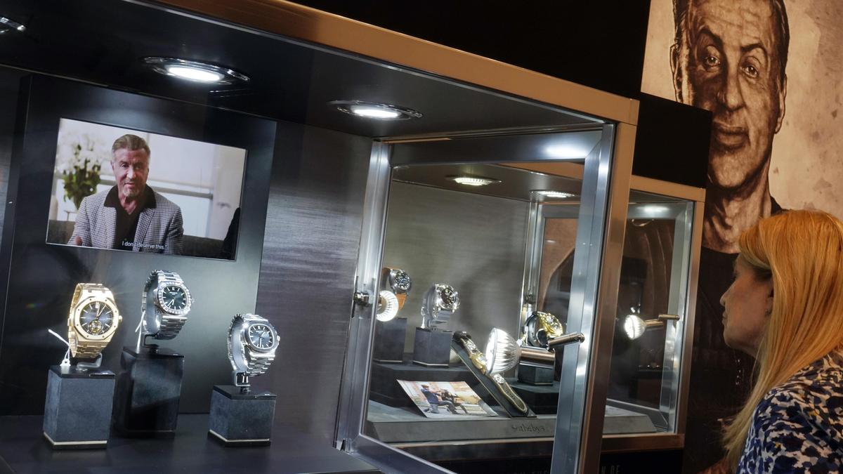 Ein Teil von Sylvester Stallones Uhrensammlung wurde in New York versteigert