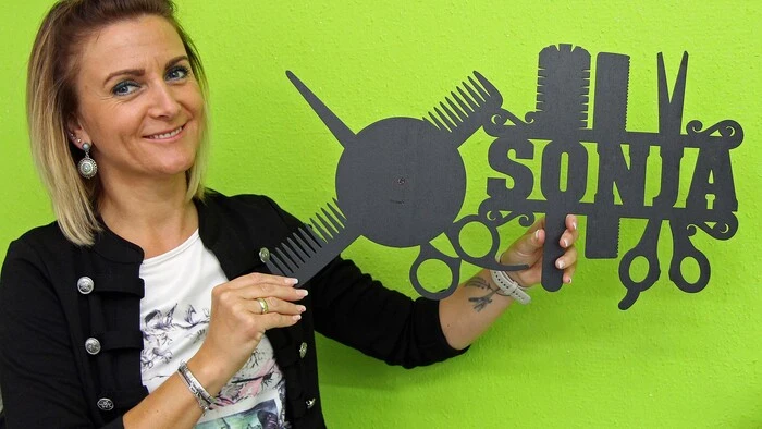 Beim Besuch in einigen Lavanttaler Friseursalons kam man auch auf Originelles, wie hier im Salon von Sonja Maria Eiper "Hairstyle City Flitzer" in Eitweg.