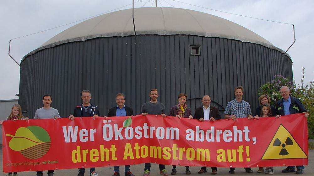 Protest-Aktion in Gosdorf