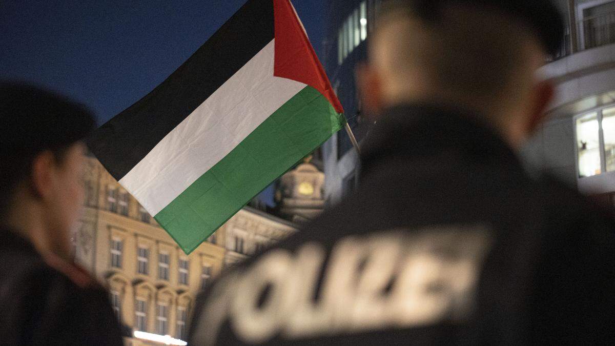 In Wien kam es neuerlich zu Kundgebungen für Palästina