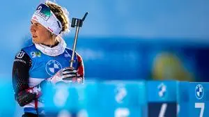 Biathletin Dunja Zdouc durchlebt momentan eine äußerst herausfordernde Zeit
