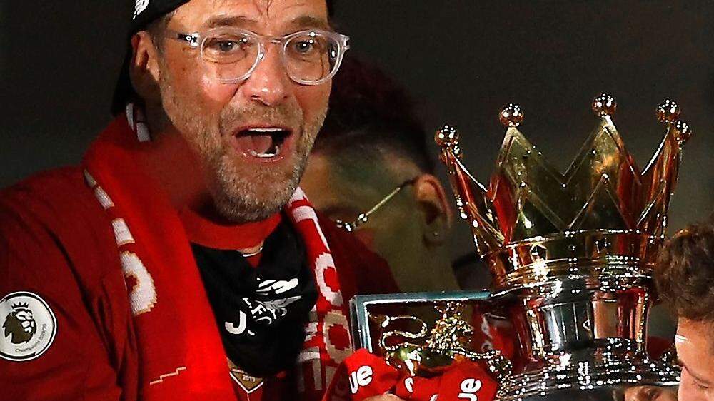 Jürgen Klopp feierte die Meisterschaft ausgelassen