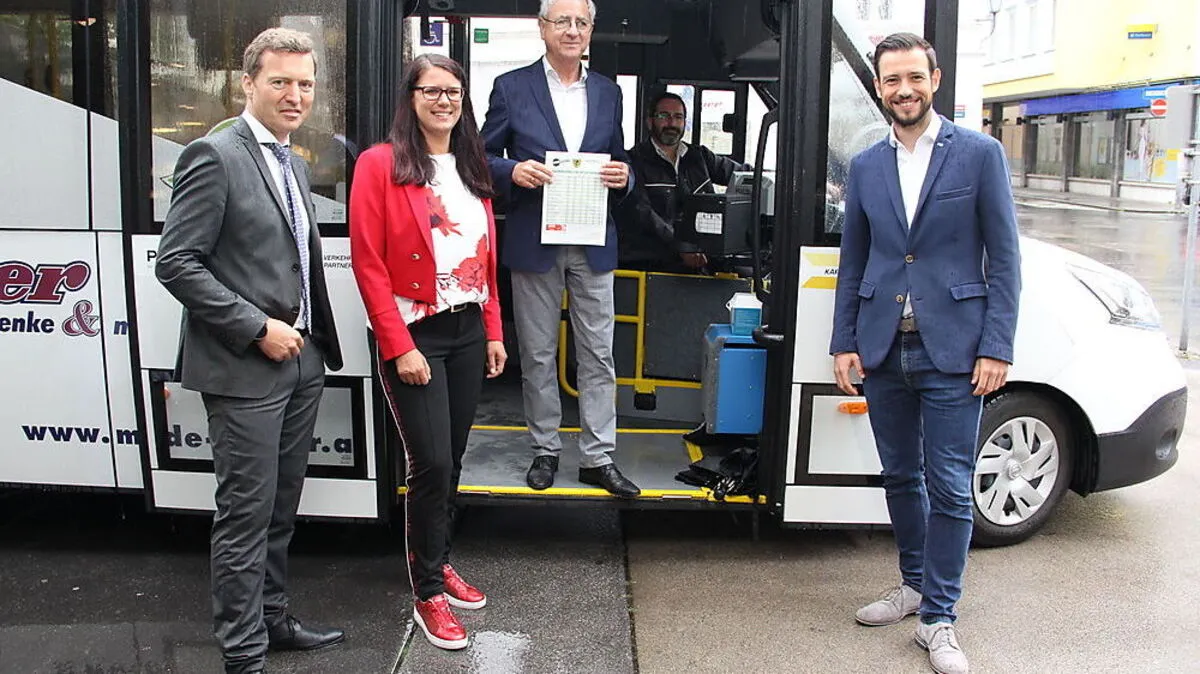 Der neue E-Citybus für Wolfsberg wurde nun vorgestellt
