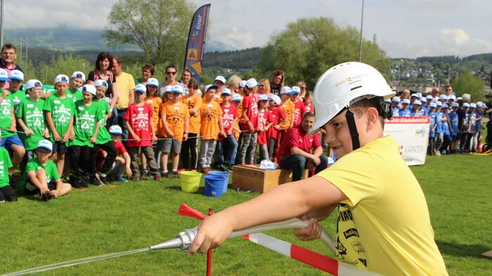 Heiß her ging es bei der Kindersicherheitsolympiade am Montag in Spittal. Es galt Wissens- und Geschicklichkeitstests zu absolvieren.