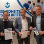 Marco Triller (Landtagsabgeordneter), Werner Gradwohl (FPÖ-Bezirksparteiobmann) und Mario Kunasek (Klubobmann) präsentierten in Deutschlandsberg die neue Kampagne