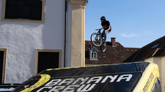 Bei herrlichem Wetter wurde der Hartberger Hauptplatz am Sonntag zum Mittelpunkt des Radfestes.