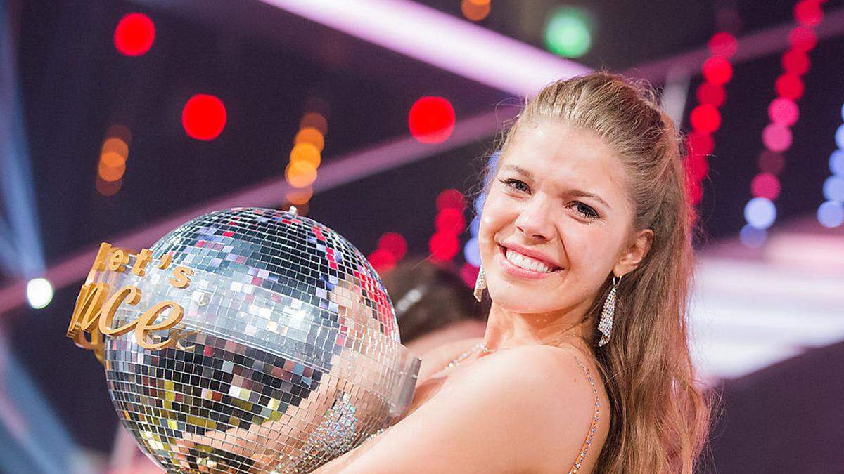 Victoria Swarovski nach ihrem Sieg bei &quot;Let´s Dance&quot; im Frühjahr